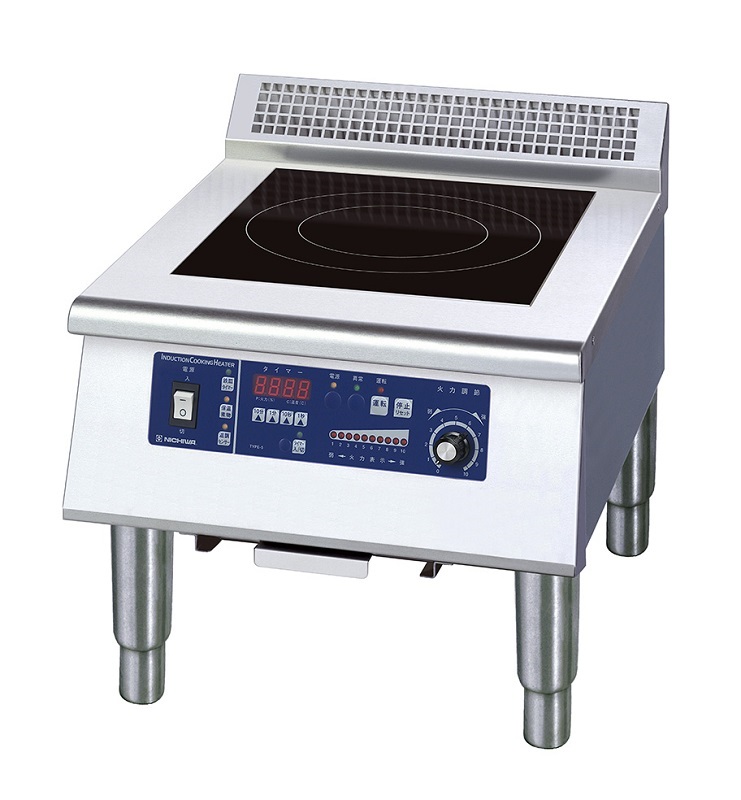 全ての ニチワ電機 ニチワ電機 電気ローレンジ（シーズヒーター式） IH調理器 ローレンジ型（1連） 業務用調理器具、食器洗浄機、冷凍庫など厨房機器∥おいしい厨房  MIR-10L